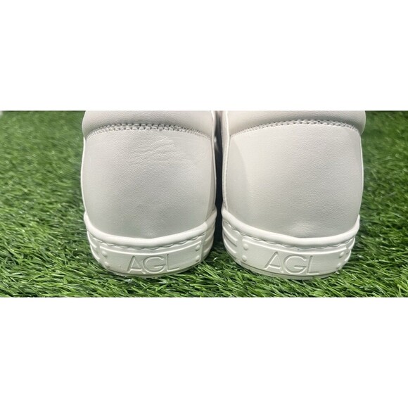 Agl Gemma Leather Low Top Sneaker Star Rhinestone Embellished Women's  37 US 7 - Picture 6 of 15